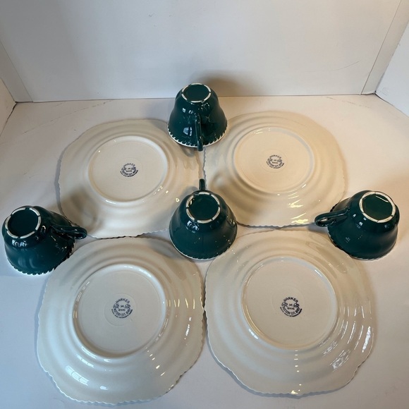 COPY - Vintage Harkerware Set of 4 Snack Sets - Picture 13 of 13